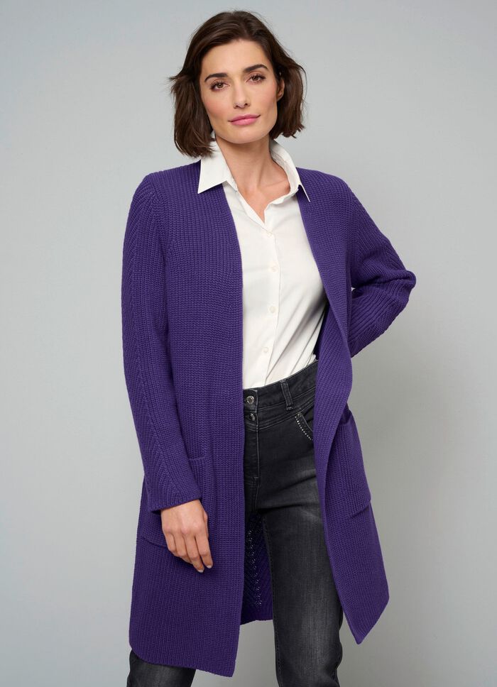 Strickjacke aus reiner Baumwolle 