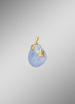 Sternzeichen-Anh&auml;nger mit echten Monats-Edelsteinen 