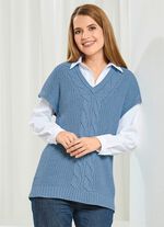 Pullunder mit nachhaltig recycelter Baumwolle 