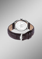 Rotary Quartz-Herrenuhr mit Lederband