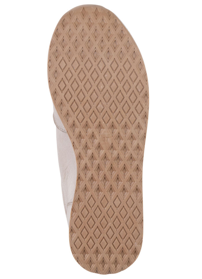 Andrea Conti Schnür-Sneaker  aus weichem Nappaleder BEIGE