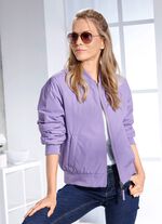 Funktions-Wendeblouson mit Rippenstrickkragen VIOLETT