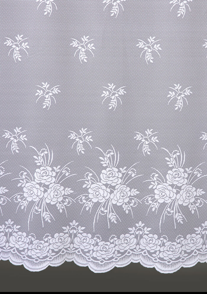 Floral dessinierter Store mit Universalschienenband 