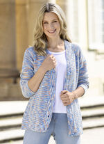 Strickjacke mit tollem Melange-Effekt 