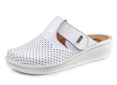 Mubb, sommerliche Damen-Clogs, Weite H, mit herausnehmbarem Fu&szlig;bett 