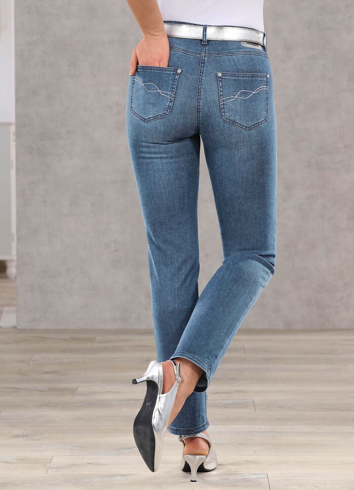 Bauchweg-Jeans in 5-Pocket-Form 