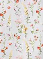 Dekoschal mit Fr&uuml;hlingsblumen-Motiv 