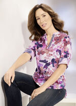 Tunika mit Inkjet-Druck 