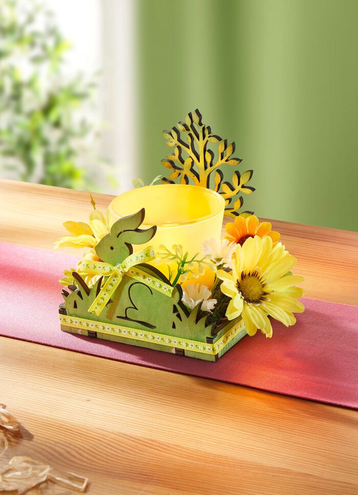 Fr&uuml;hlingshafter Teelichthalter 