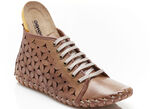 Gemini Bootie mit praktischem Fersen-Reißverschluss COGNAC