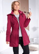 Funktionsjacke mit dezentem Streifendessin 