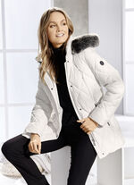 Jacke mit Reißverschluss an den Seitenschlitzen NATURWEISS