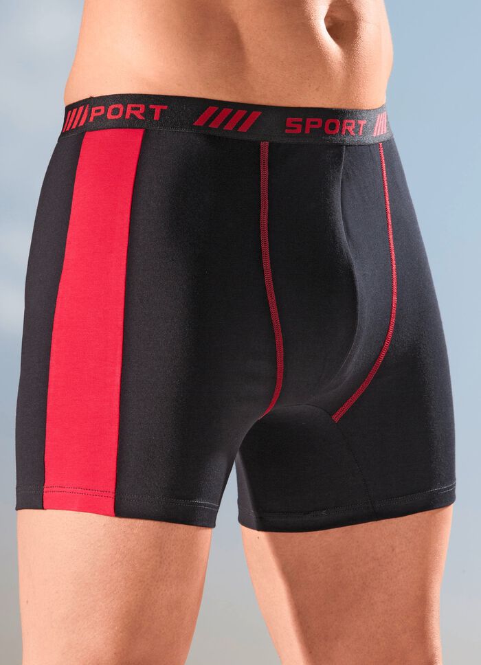 Viererpack Pants mit Elastikbund 