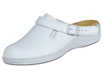 Damen-Lederclog WEISS