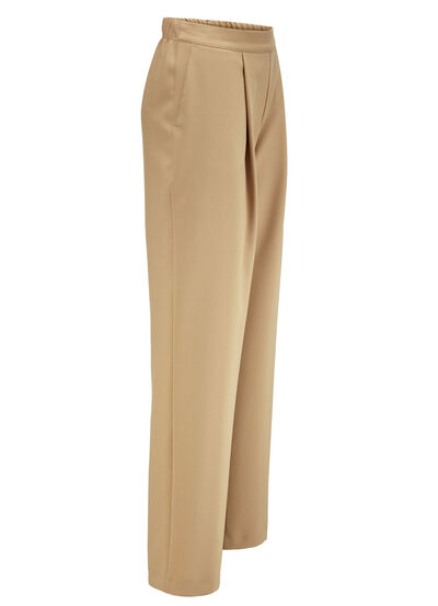 Hose mit Bundfalten in modischer Weite  Hose mit Bundfalten in modischer Weite