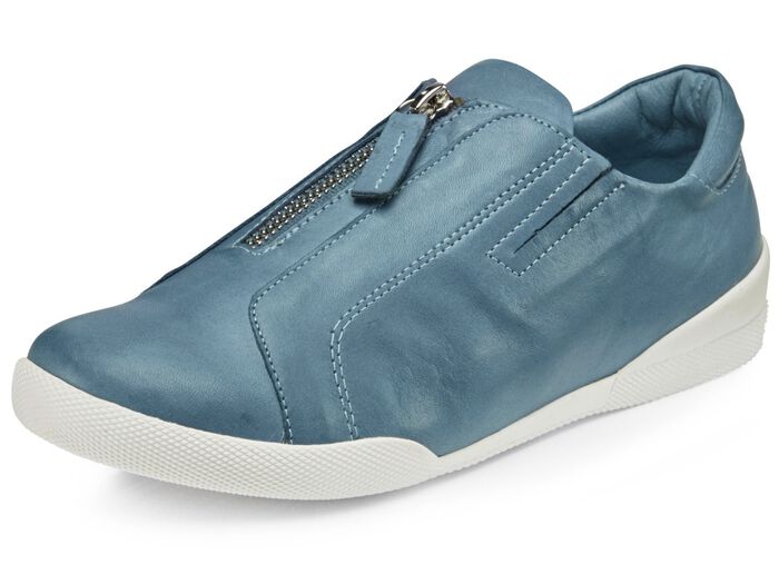 Andrea Conti Slipper mit praktischem Rei&szlig;verschluss 