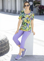 Shirt mit silberfarbenen Zierplättchen