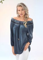 Au&szlig;ergew&ouml;hnliches Shirt mit spezieller F&auml;rbetechnik  MARINE