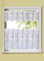 Jacquard Kurzstore mit Schmetterlings-Dessin COLORIERT