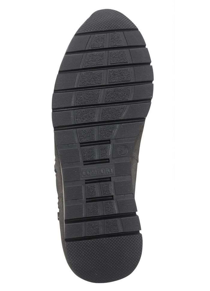 Bootie mit zwei Rei&szlig;verschl&uuml;ssen GRAU