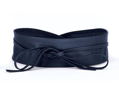 Modischer Leder-Bindeg&uuml;rtel, 8 cm breit  