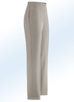 Hose in eleganter Schnittführung TAUPE