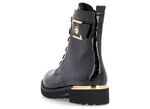 Remonte, stylische Damen-Stiefeletten, Winterschuhe, Weite G, mit herausnehmbarem Fu&szlig;bett SCHWARZ-GOLD