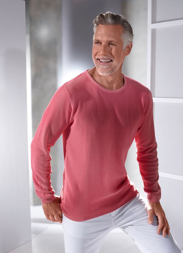 Rundhalspullover von "Milano Italy" in 3 Farben 