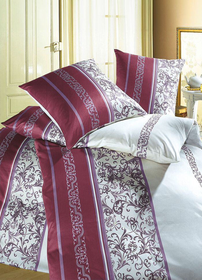 Pflegeleichte Bettw&auml;sche-Garnitur aus 100% Mako-Baumwolle 