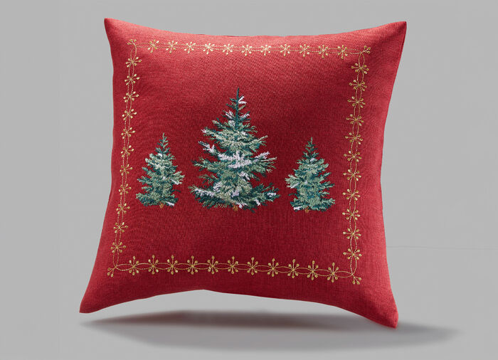 Tisch- und Raumdekoration mit Glitzergarn ROT