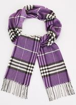 Schal mit Karodessin 