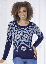 Pullover in Feinstrick 