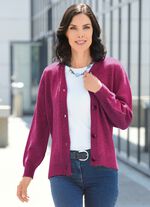 Strickjacke mit flauschig weichem Griff 