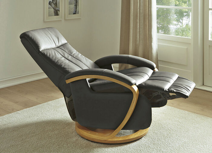 Relaxsessel mit Fußstütze BRAUN