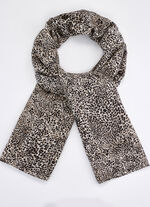 Schal mit Raubtierfell-Dessin 