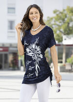 Longshirt in Batik-Optik in 2 Farben MARINE BATIK