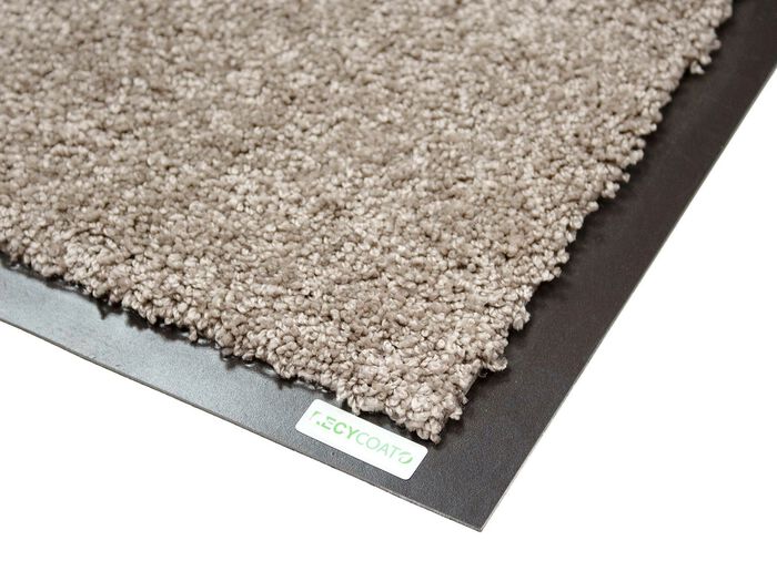 Schmutzfangmatte mit rutschfester R&uuml;ckseite BEIGE
