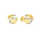 S&uuml;&szlig;e Ohrstecker in Bicolor 