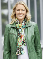 Schal mit Fantasiedessin 