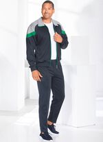 Freizeitanzug mit elastischen &Auml;rmelabschl&uuml;ssen 