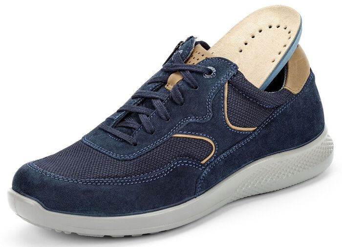 GINO GALANTE Schn&uuml;rschuh mit praktischem Innenrei&szlig;verschluss 