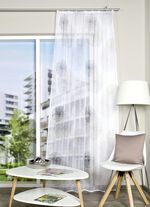 &Uuml;bergardine mit Schlaufen oder Universalschienenband 