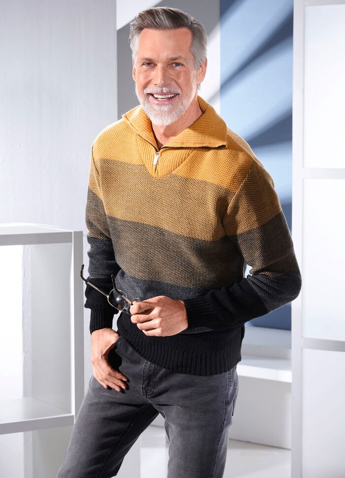 Troyer mit kurzem Rei&szlig;verschluss 