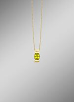 Strahlende Nat&uuml;rlichkeit &ndash; Anh&auml;nger mit Peridot und Diamanten 