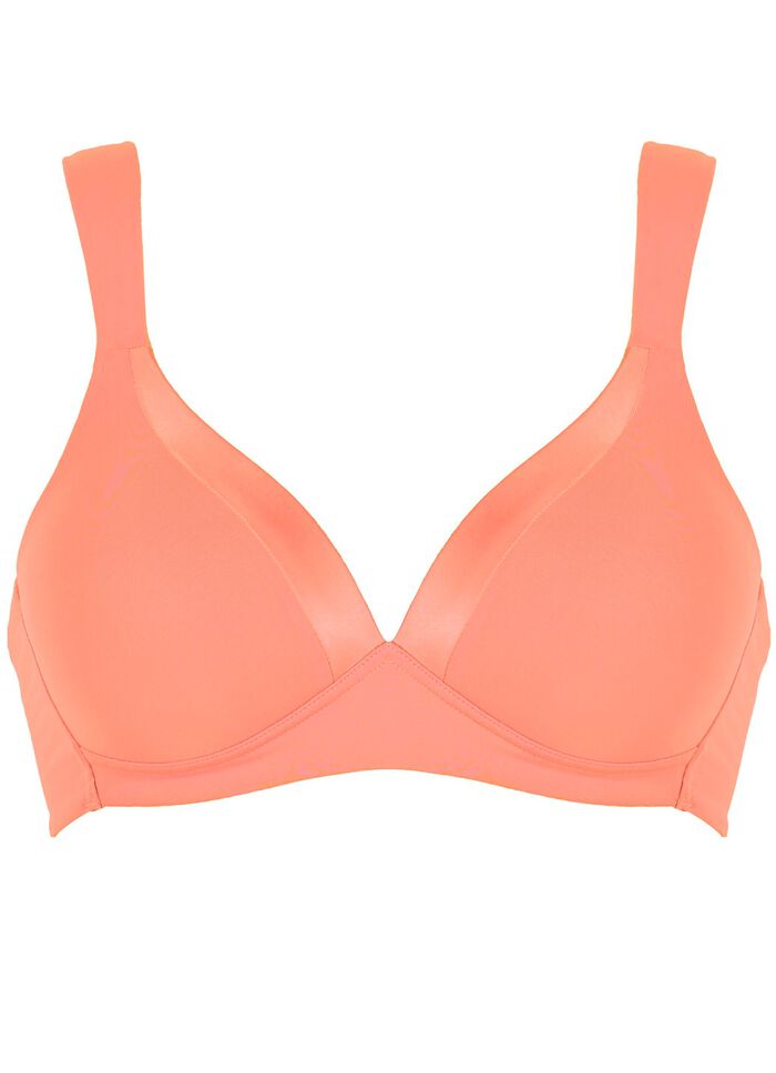 Naturana BH mit Satinblende am Dekollet&eacute; 