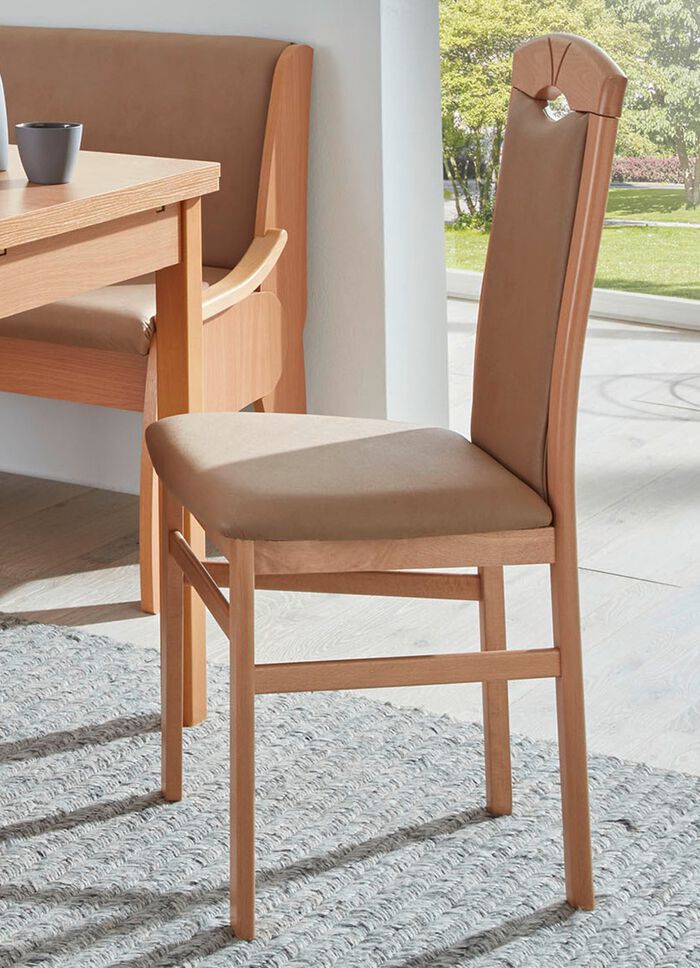 Zeitlose Esszimmerm&ouml;bel BUCHE-CAPPUCCINO