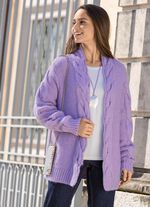 Strickjacke in Grobstrick 