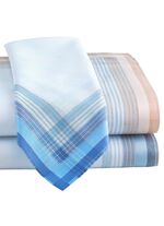 Herren-Stofftaschent&uuml;cher aus reiner Baumwolle 