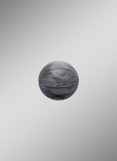 Klangkugel in perlmutt Grau 