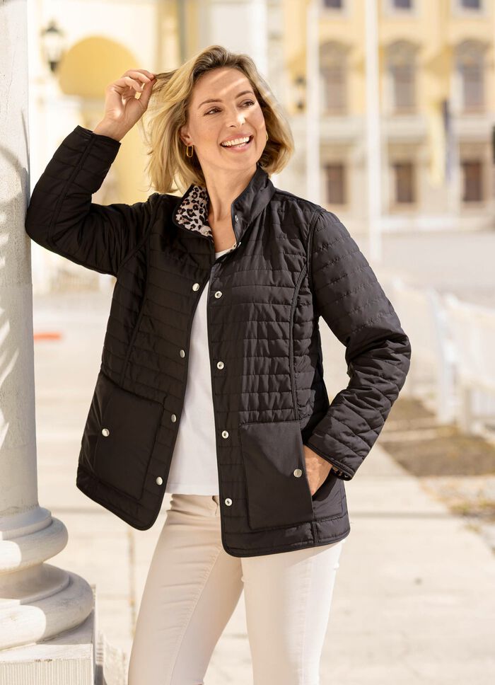 Wendejacke mit Druckerleiste 